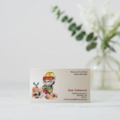 Brandhout Visitekaartje (Staand voorkant)