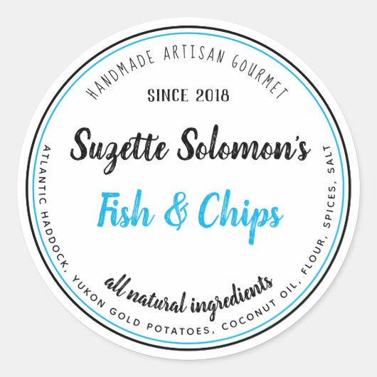 Branding Authentiek Etiket (Voorkant)