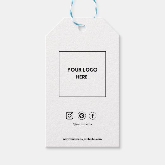Branding Bliss:  Logo Gift Label Cadeaulabel (Voorkant)