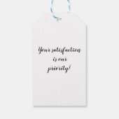 Branding Bliss:  Logo Gift Label Cadeaulabel (Achterkant)