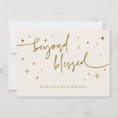 Branding Coupon Kaart Small Business Shop Bedankt (Voorkant)