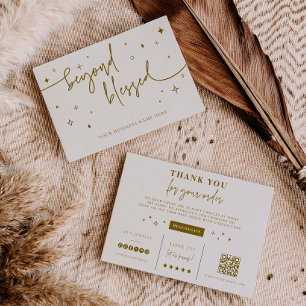 Branding Coupon Kaart Small Business Shop Bedankt