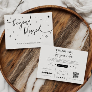 Branding Coupon Kaart Small Business Shop Bedankt