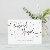 Branding Coupon Kaart Small Business Shop Bedankt (Staand voorkant)