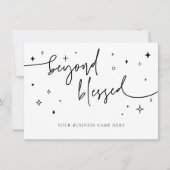 Branding Coupon Kaart Small Business Shop Bedankt (Voorkant)