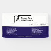 Branding For Pressure Cleaning Business Spandoek (Horizontaal)
