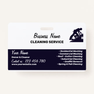 Branding For Pressure Washing Cleaning Business Badge