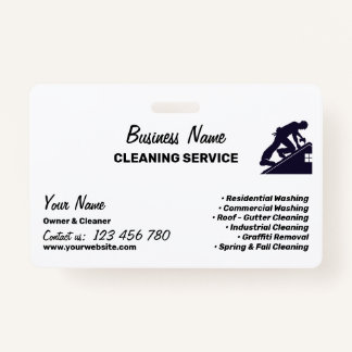 Branding For Pressure Washing Cleaning Business Badge