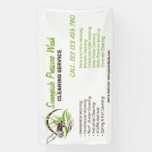 Branding For Pressure Washing Cleaning Business Spandoek (Verticaal)