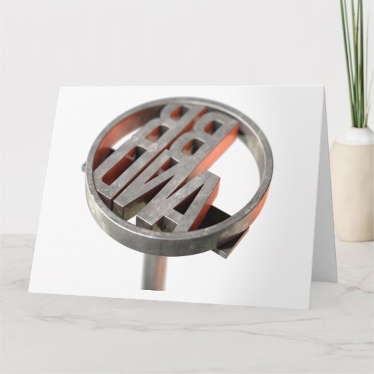 Branding Iron Brand Kaart (Voorkant)