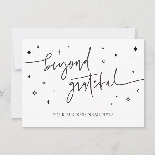 Branding Small Business Shop Bedankt Coupon Kaart (Voorkant)