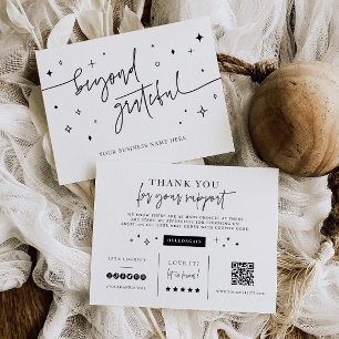 Branding Small Business Shop Bedankt Coupon Kaart