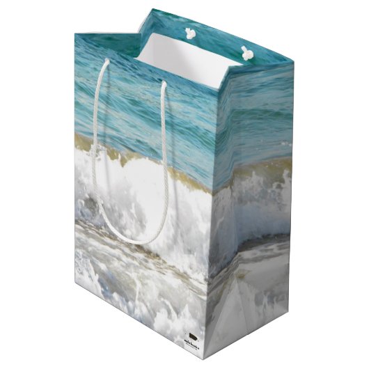 Branding Surf Medium Cadeauzakje (Achterkant Gekanteld)