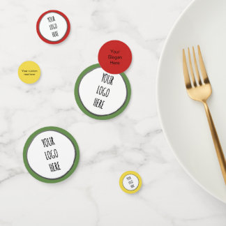 Branding voor kleine bedrijfsevenementen Logo Confetti