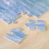 Brandingende oceaan golven in Hawaï - 20x20 inch Legpuzzel (Zijkant)