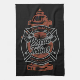 Brandkraan ADD NAME Brandweer Reddingsteam Theedoek