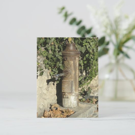 Brandkraan Briefkaart (Staand voorkant)