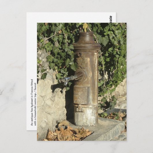 Brandkraan Briefkaart (Voorkant / Achterkant)