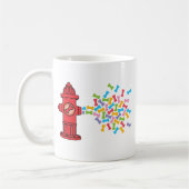 Brandkraan met Dog Botten Koffiemok (Links)