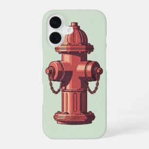Brandkraan Minimalistisch iPhone 16 Hoesje