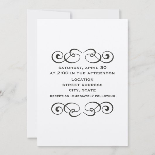 brandkranen en huwelijksuitnodiging voor brandhout kaart (Achterkant)