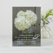 brandkranen en huwelijksuitnodiging voor brandhout kaart (Staand voorkant)