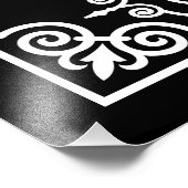 Brandkuil regels - beige foto afdruk (Hoek)