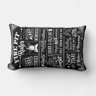 Brandkuil regels - beige kussen