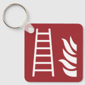brandladderveiligheidsbord sleutelhanger (Voorkant)