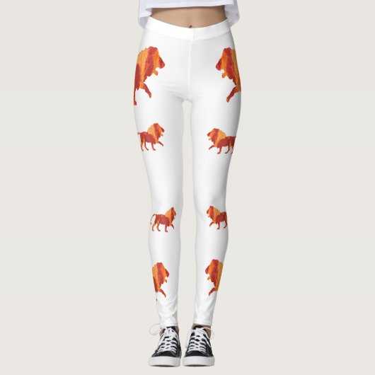 Brandleeuw Leggings (Voorkant)
