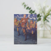 Brandlijn door Kuzma Petrov-Vodkin Briefkaart (Staand voorkant)