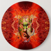 Brandmaskerknop Ronde Button 6,0 Cm (Voorkant)