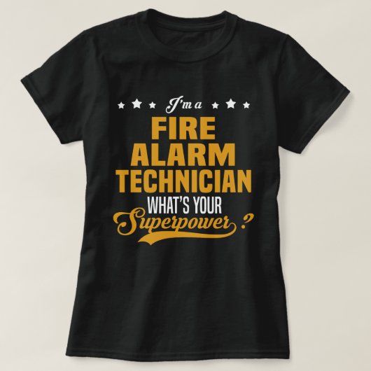 brandmeldtechnicus t-shirt (Design voorkant)