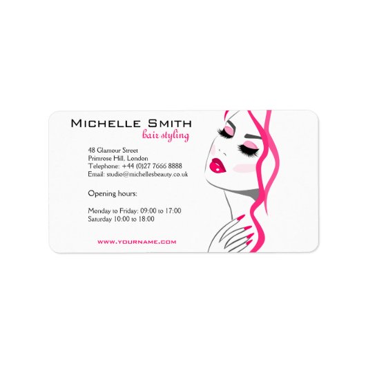 Brandmerken van de Schoonheid van het Meisje van Etiket (Voorkant)