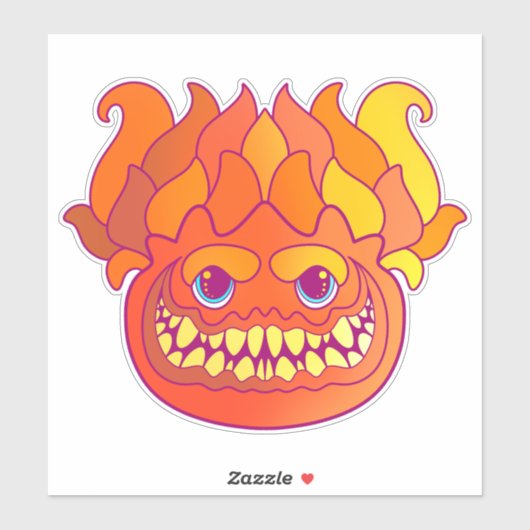 brandmonster sticker (Vel)