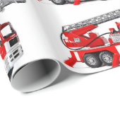 Brandmotor afbeelding Glanzend Verpakkend Document Cadeaupapier (Rol Hoek)