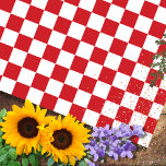 Brandmotor Rood en Wit Geruite Vintage Inpakpapier Vel<br><div class="desc">Brandmotor Rood en Wit Geruite  Verpakkingsdocument</div>