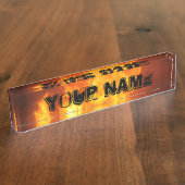 Brandnaam Bord Naambordje (Zijkant)