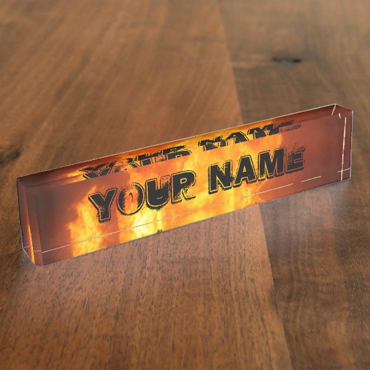 Brandnaam Bord Naambordje (Zijkant)