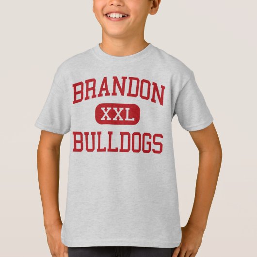 Brandon - Bulldogs - Middle - Brandon Mississippi T-shirt (Voorkant)