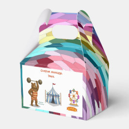 Brandon, circus sterke beer bedankdoosjes