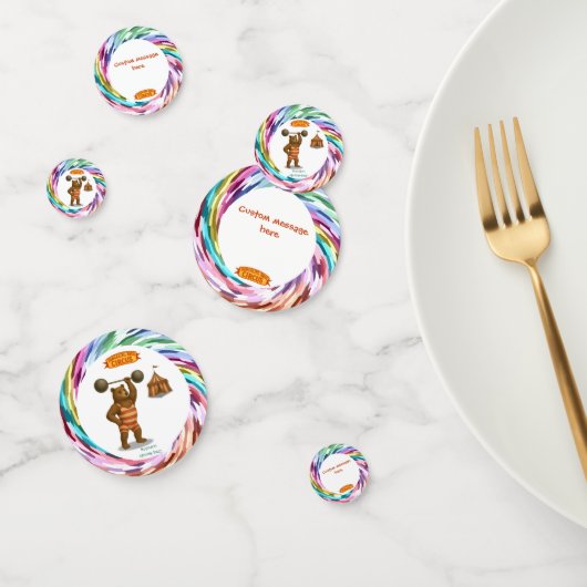 Brandon, circus sterke beer confetti (Groep)