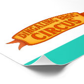 Brandon, circus sterke beer perfect poster (Hoek)