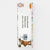 Brandon, circus sterke beer spandoek (Verticaal)