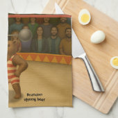 Brandon, circus sterke beer theedoek (Quarter Fold)