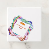 Brandon, circus strong-bear bedankjes labels (In situ)