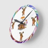 Brandon, circus strong-bear ronde klok (Hoek)