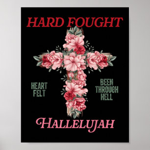Brandon Hard Fought Hallelujah Prijs Jesus Mannen Poster