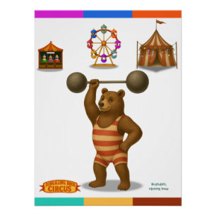 Brandon, sterke berencircusartiest perfect poster