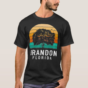 Brandon Vintage Sunset Florida Souvenir Premium T-shirt